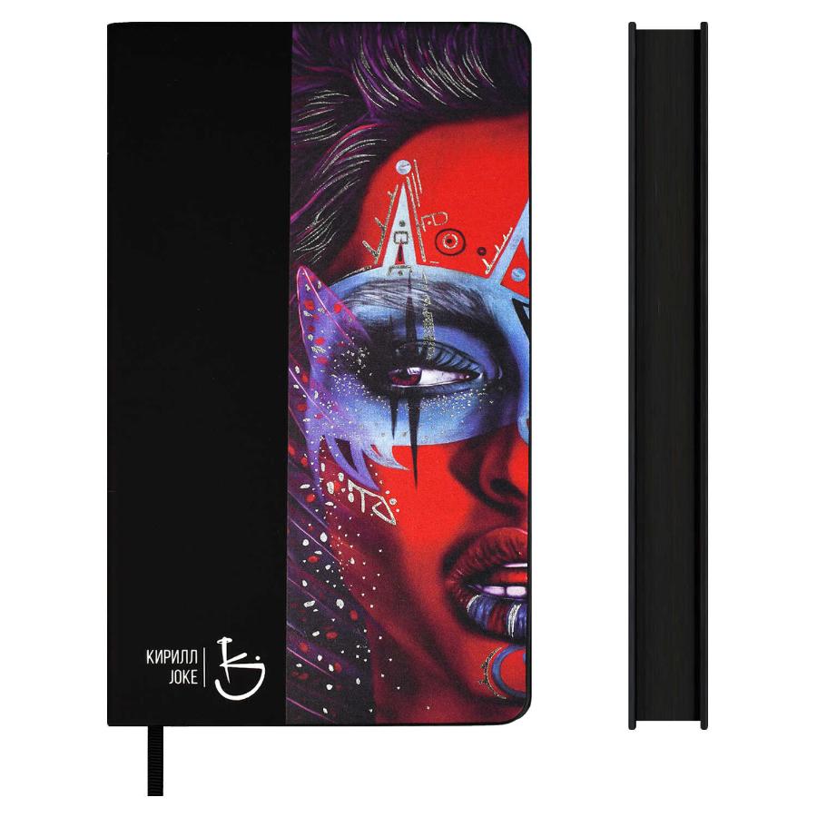 Ежедневник А5 160л  ESCALADA, Кирилл Joke. Племя красный, недатированный, кожзам