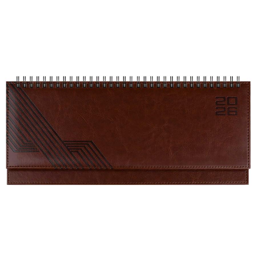 Планинг 310x130 мм 64 л.2026г, ESCALADA, Сариф коричневый