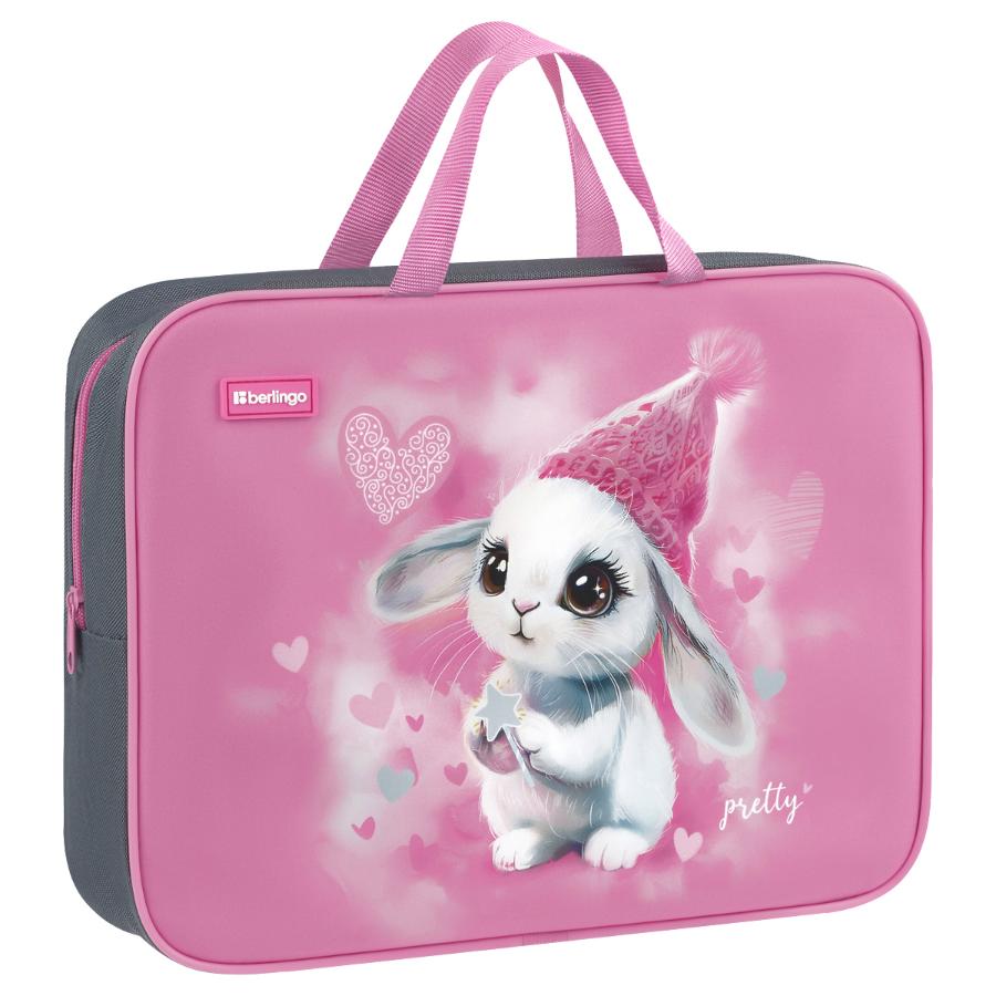 Папка А4 с ручками "Dreamy Bunny", текстиль