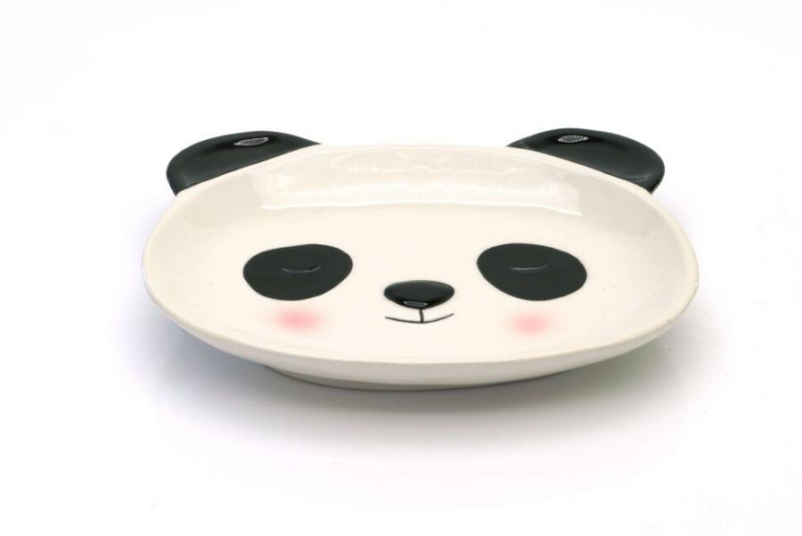 Тарелка «Panda plate», керамическая