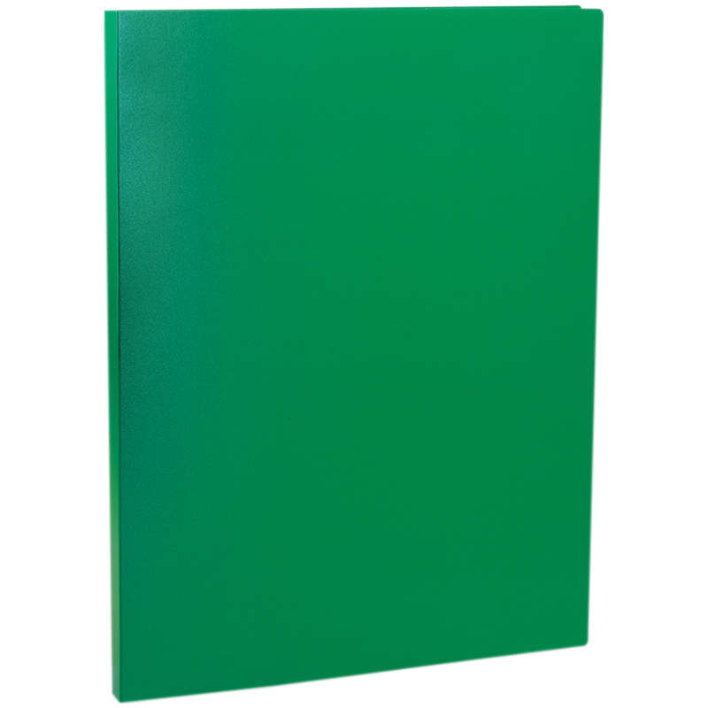 Папка с пружинным скоросшивателем OfficeSpace 500 мкм, зеленая