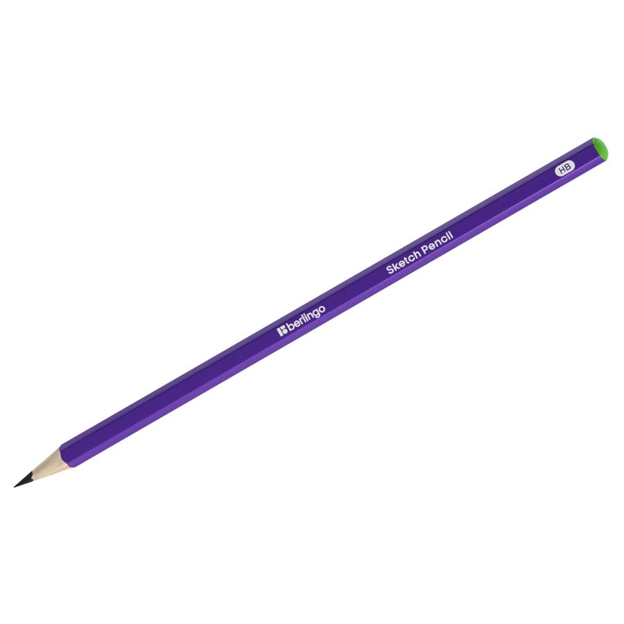 Карандаш чернографитный Berlingo "Sketch Pencil" НB, шестигранный