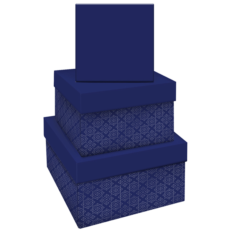 Коробка подарочная "Blue style. Base" 15х15х9 см (3)