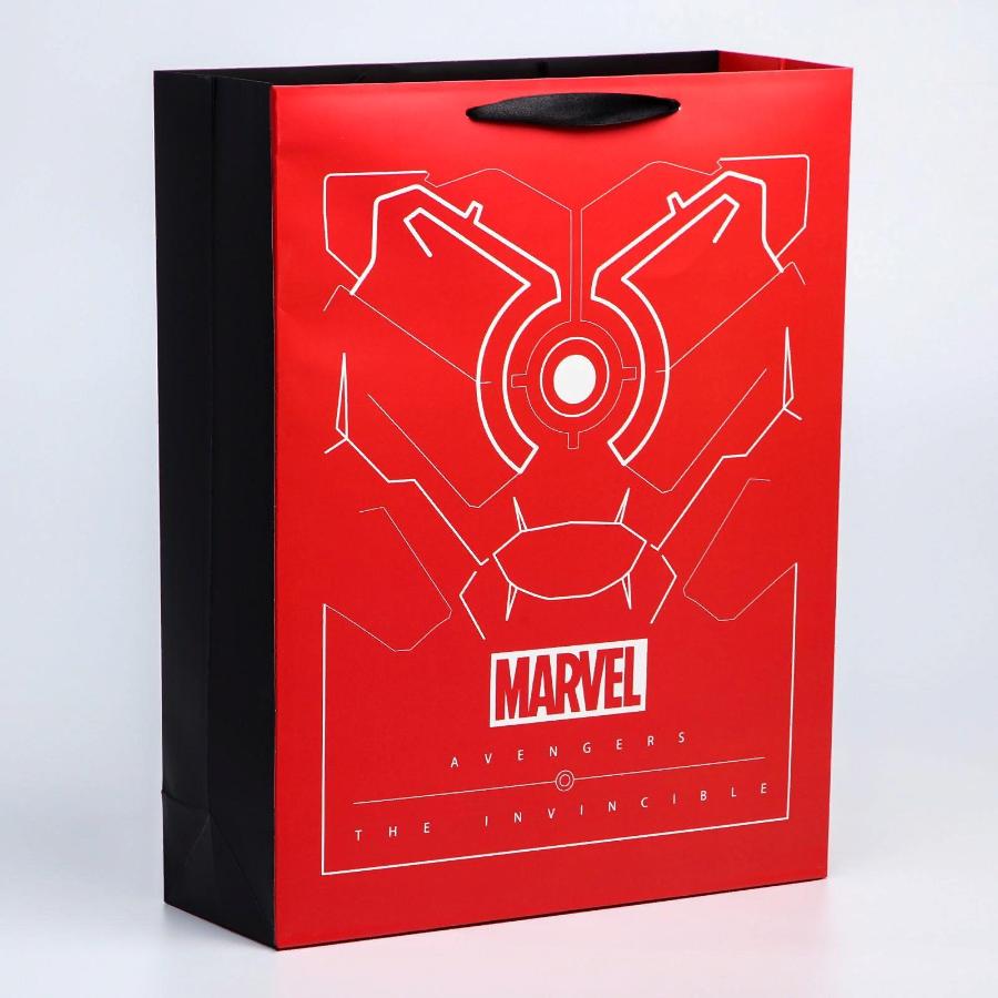 Пакет подарочный 31×40×11 см «Marvel. Tony Stark», вертикальный