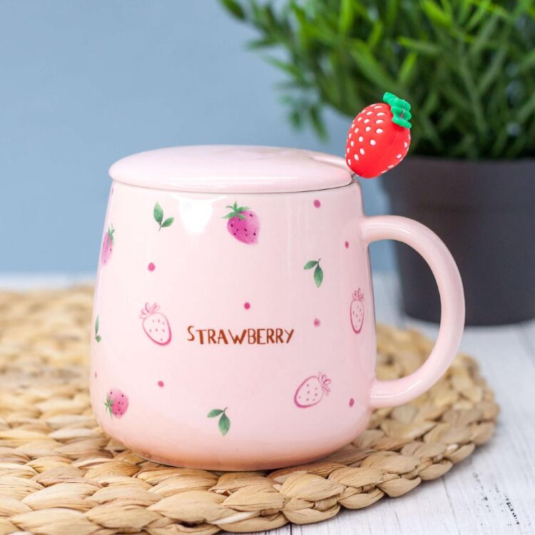 Кружка "Fruit Strawberry", pink