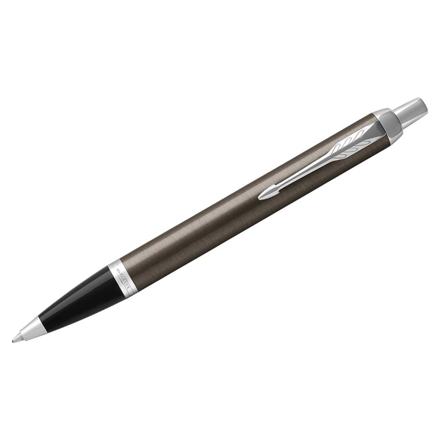Ручка шариковая Parker "IM Dark Expresso CT" синяя, 1,0мм, автомат