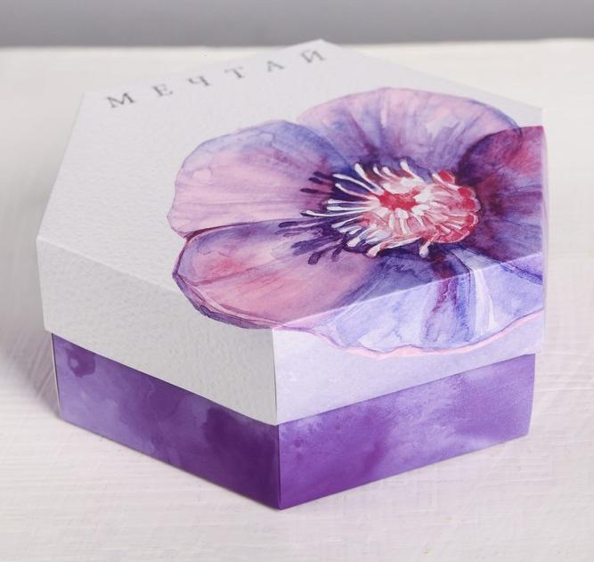 Коробка подарочная складная «Мечтай», 15 × 13 × 6 см