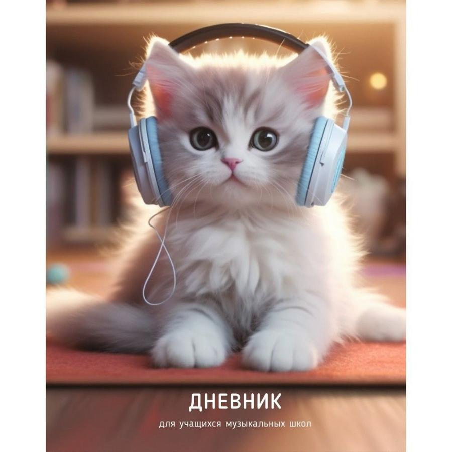 Дневник для музыкальной школы твёрдый Дизайн 2