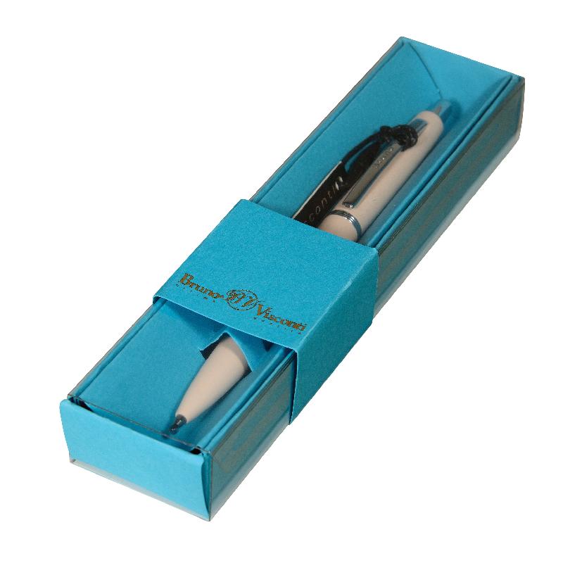 Ручка шариковая Bruno Visconti "San Remo" 1,0 мм корпус пудровый, голубая коробка