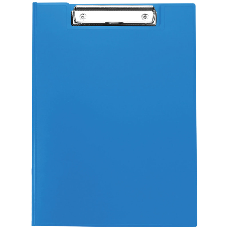 Папка-планшет с зажимом А4 OfficeSpace  пластик, 500 мкм.,синий