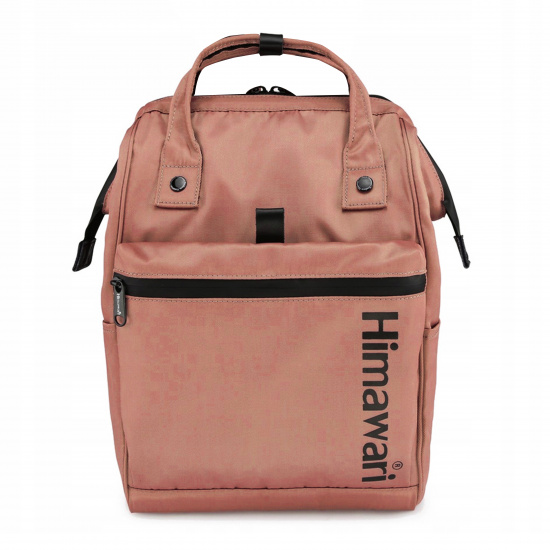 Рюкзак розовый, ткань, 1 отделение HIMAWARI
