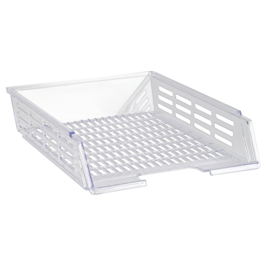 Поддон для бумаг горизонтальный СТАММ "XXL", прозрачный