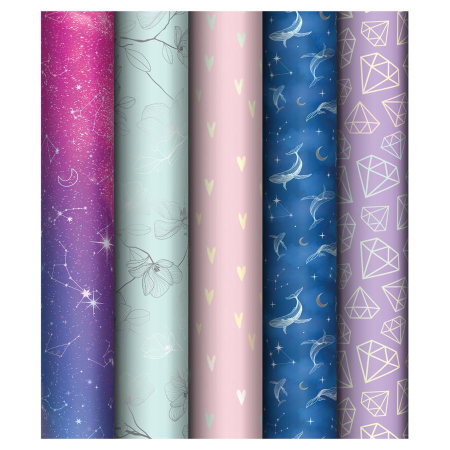 Бумага упаковочная 70х100 см "Brilliant effect"