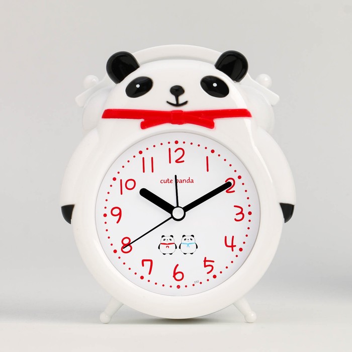 Часы-будильник "Милая панда", дискретный ход, 16х13х5 см