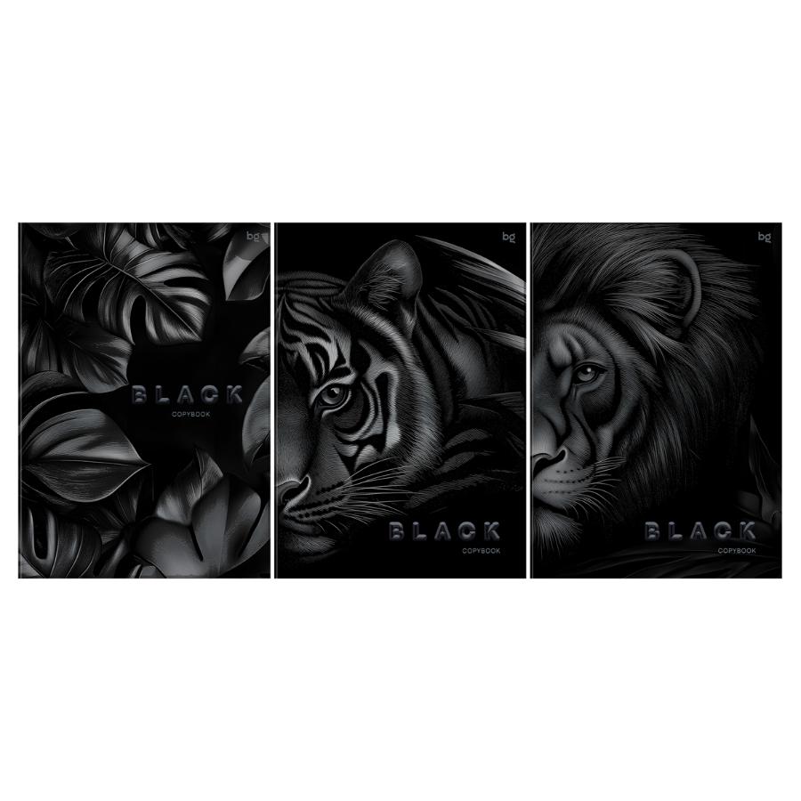 Тетрадь А4 96 л Just black, soft-touch