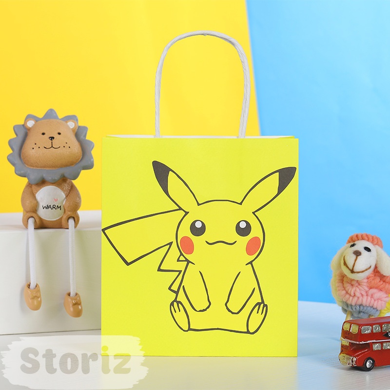 Пакет подарочный 20х18 см "Pikachu" S
