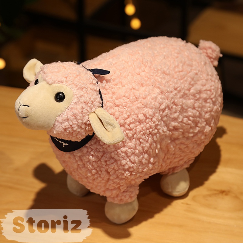 Игрушка мягкая "Sheep", 30 см (розовый)