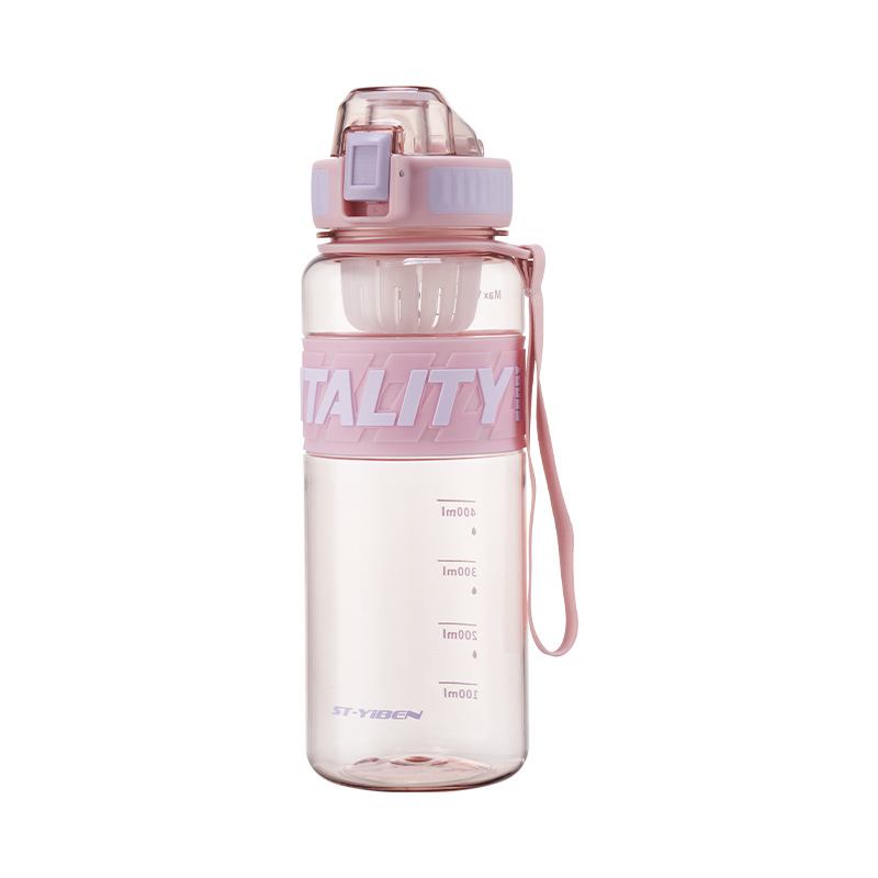 Бутылка 650 мл "Vitality",, розовая