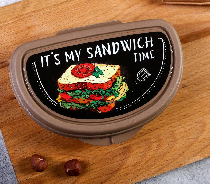 Бутербродница "Its my sandwich time" 14 х 10 х 4 см 