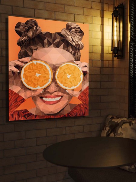 Картина по номерам "Заводной апельсин" 40х50 см 