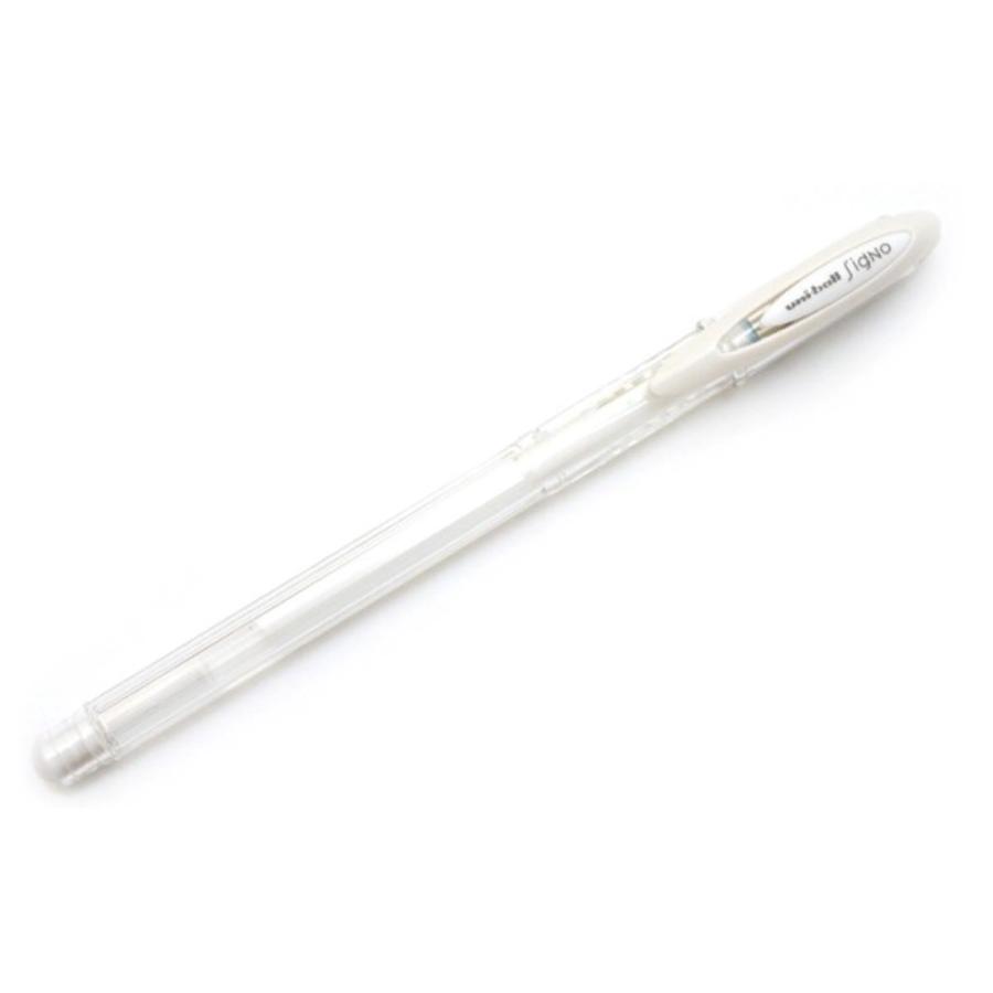 Ручка гелевая UNI "Signo" 0,7 мм, белая