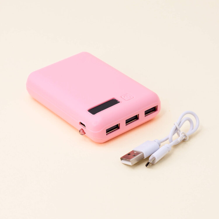 Портативное зарядное устройство Power Bank "Classic" pink