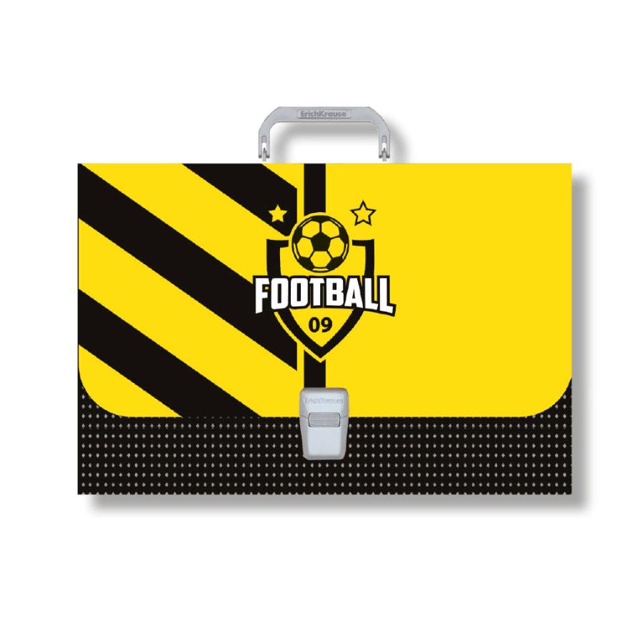 Портфель А4 ErichKrause "Football Time", пластик, 1 отделение