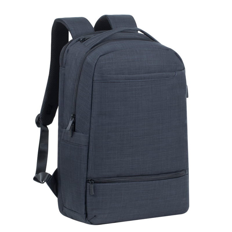 Рюкзак для ноутбука 17.3", полиэстер, 32х47,5х17 см, черный