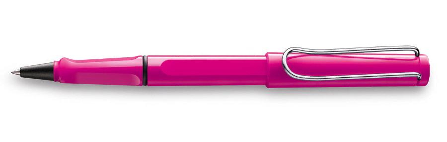 Ручка роллер LAMY Safari, корпус розовый