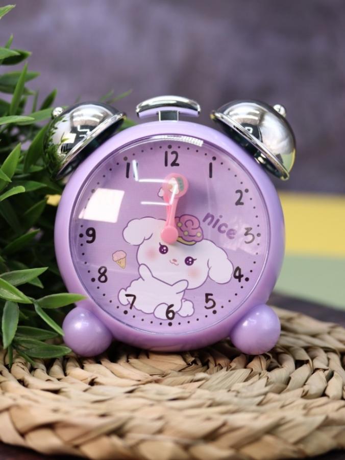 Часы-будильник "Chiming silver", purple