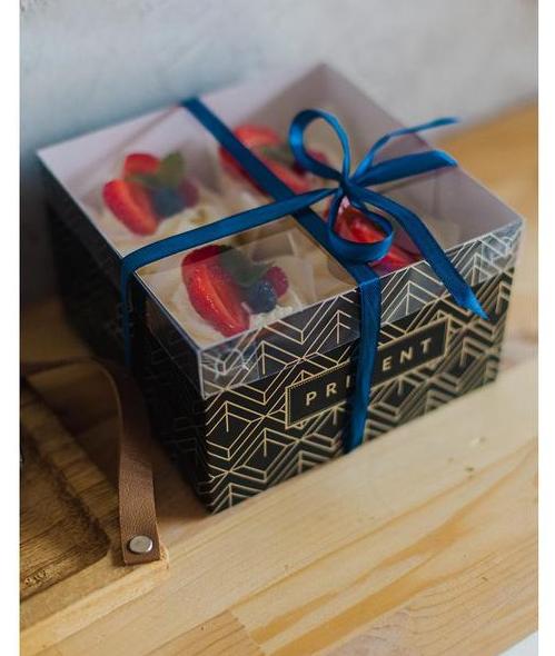 Коробка для капкейков "Present", 16×16×10 см