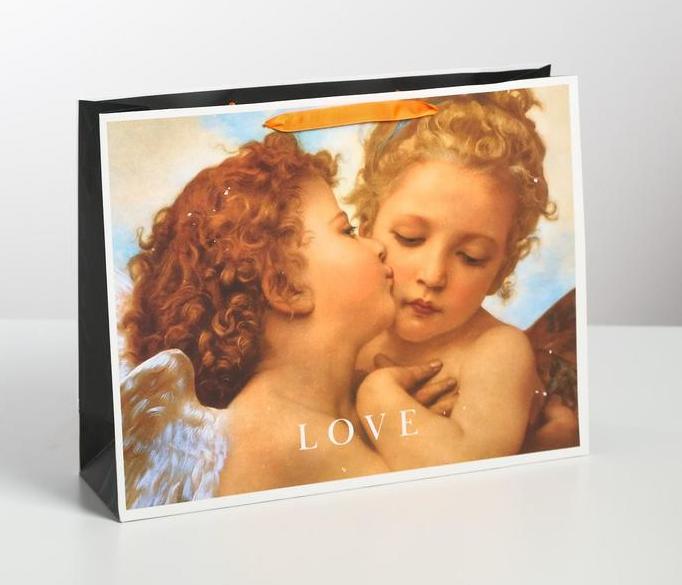 Пакет подарочный 40 х 31 х 11,5 "Love" 