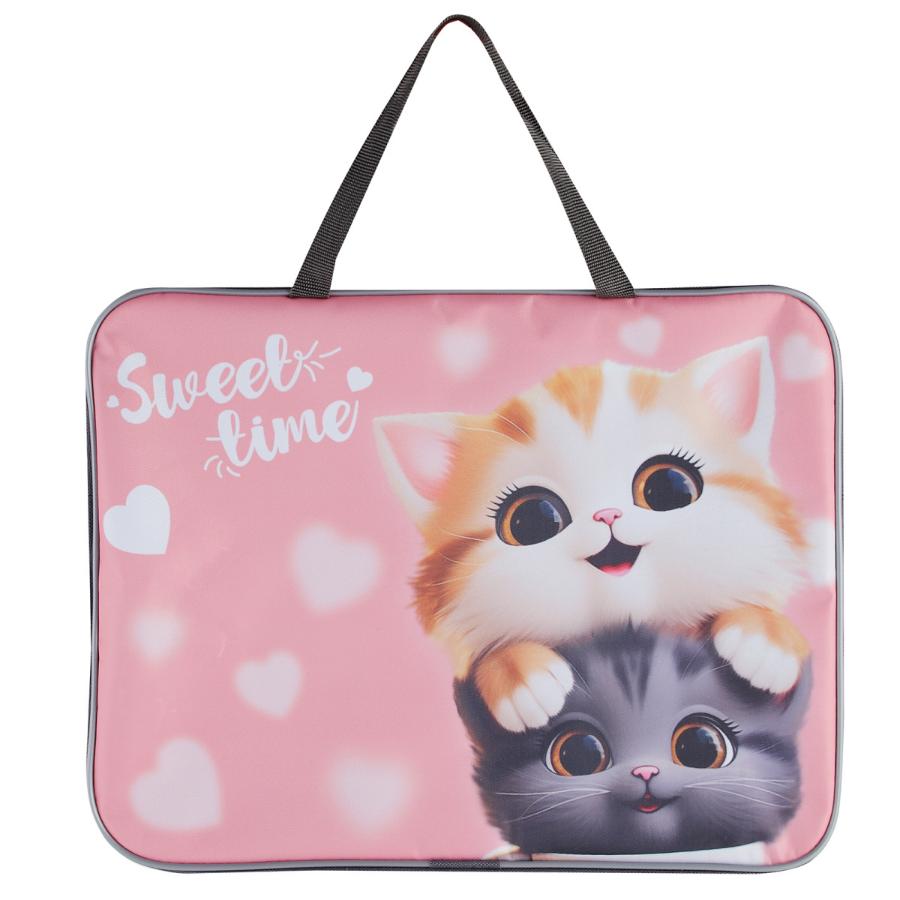 Папка А4 с ручками "Cute cats", ткань