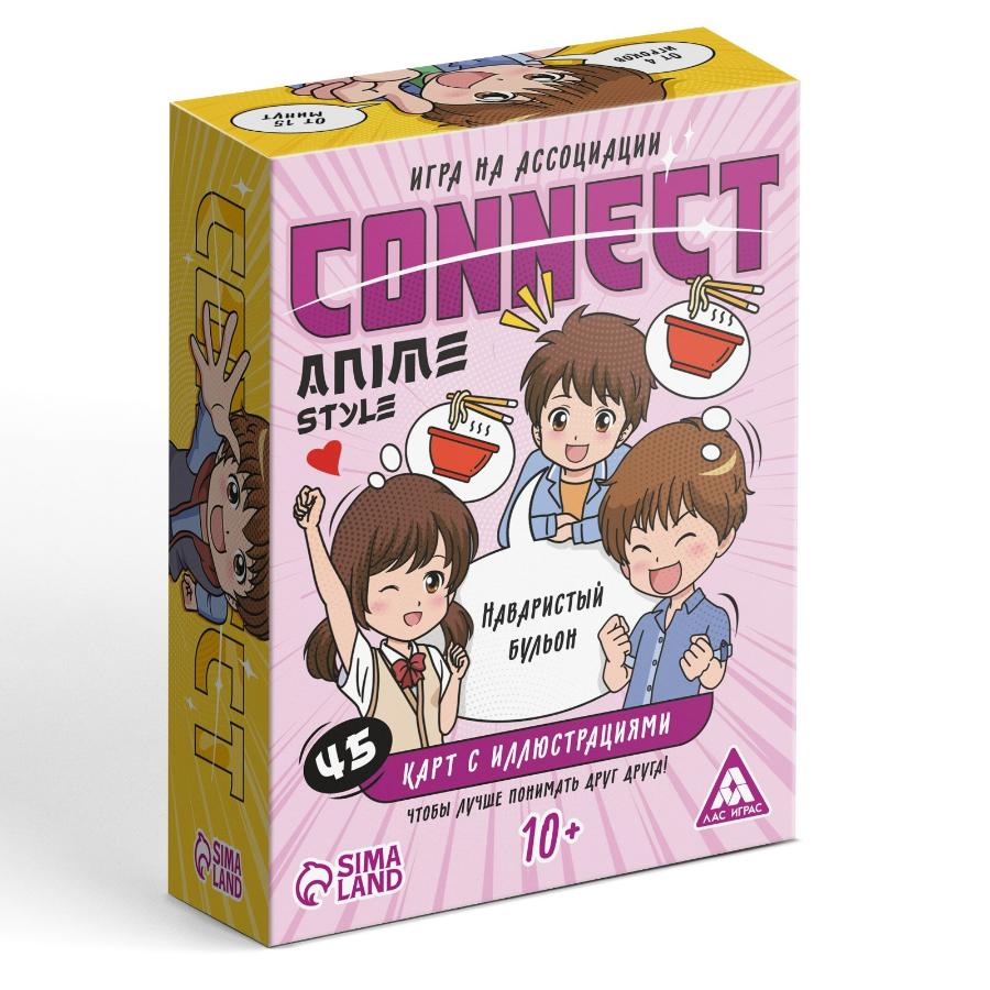 Игра настольная на ассоциации «Connect. Anime style», 100 карт, 10+