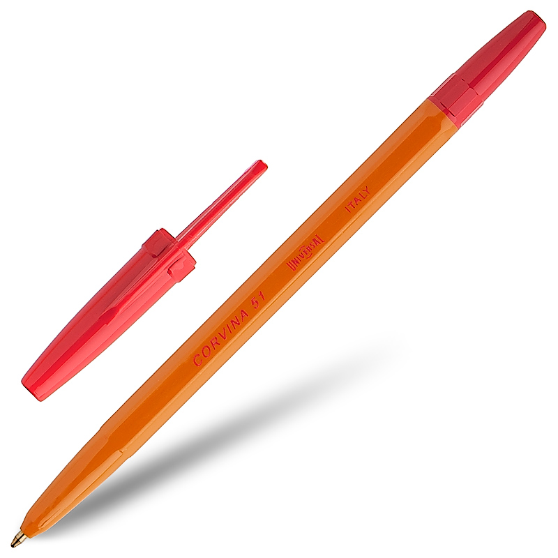 Ручка шариковая Corvina 51 "Vintage" 1 мм, красная 