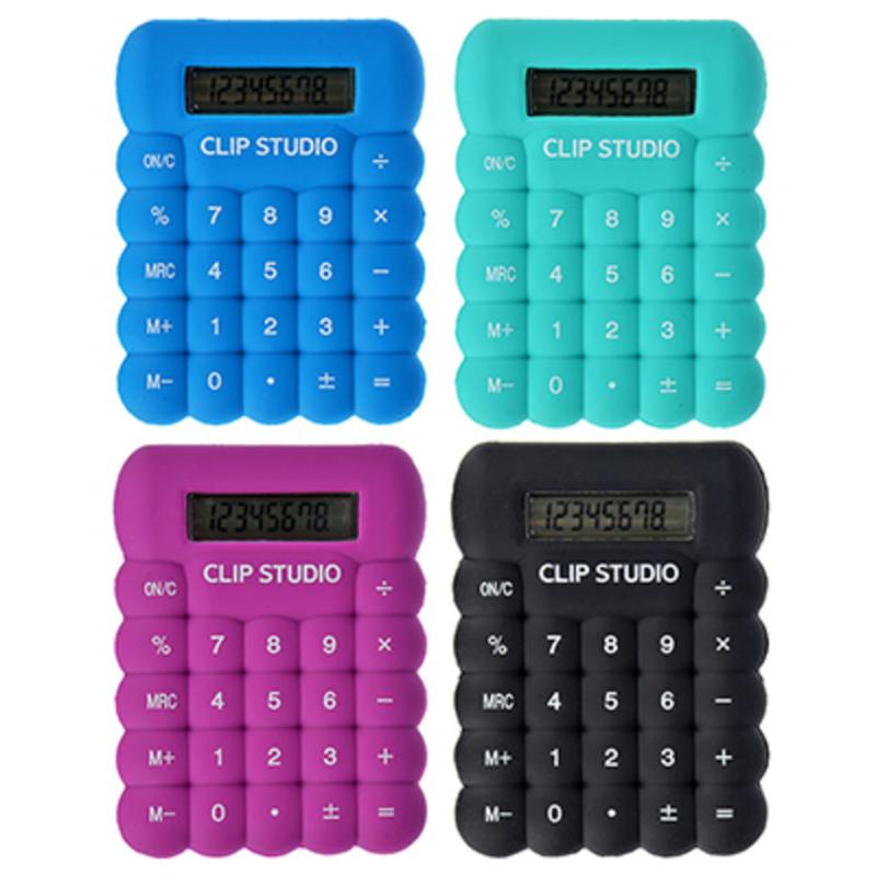 Калькулятор ClipStudio 8 разрядный, карманный, силиконовый корпус