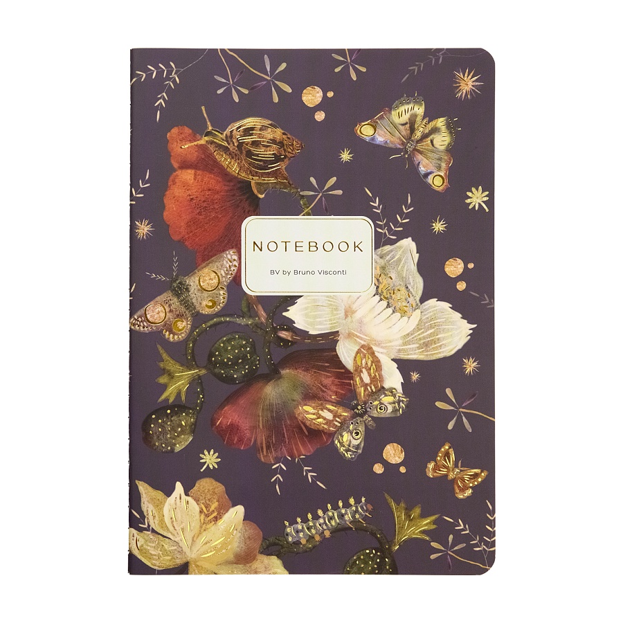 Тетрадь 40 л Bruno Visconti "FAUNA.Бабочки.Южная ночь"