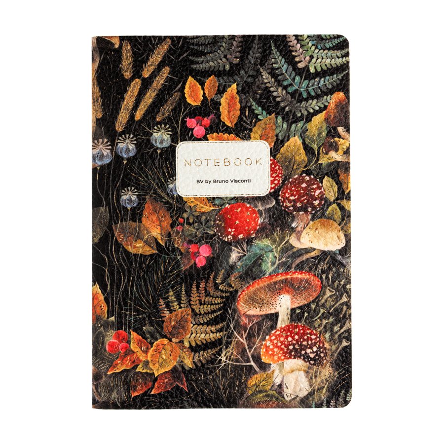 Книжка записная А5 60 л, FLORA.FOREST FAIRY TALE,кожзам