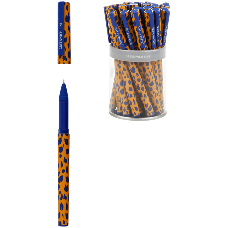 Ручка шариковая Greenwich Line "Sienna" 0,7 мм, синяя, игольчатый стержень