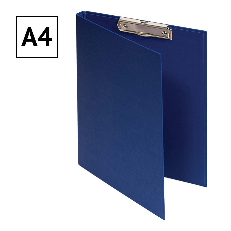 Папка-планшет с зажимом OfficeSpace А4, бумвинил, синий