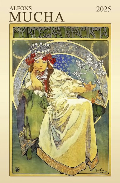 Календарь настенный "Alfons Mucha", 2025г