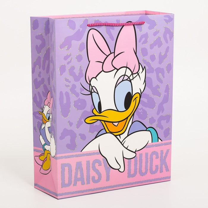 Пакет подарочный 31х40х11,5 см "Daisy duck", Минни Маус