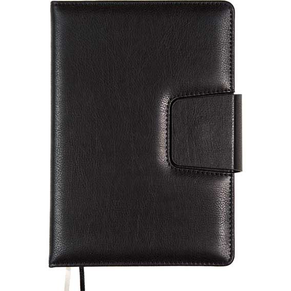 Ежедневник А5 168 л. 2026г deVENTE "Norwich", кожзам, черный