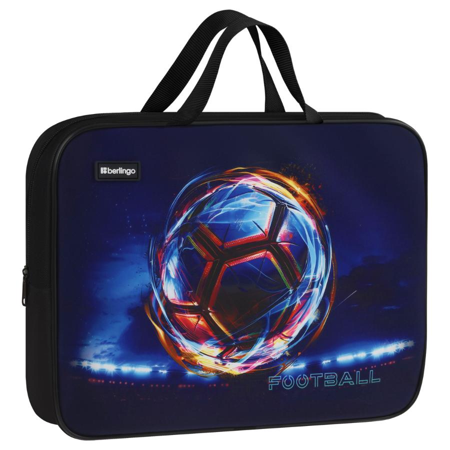 Папка А4 с ручками "Cyber Football", текстиль