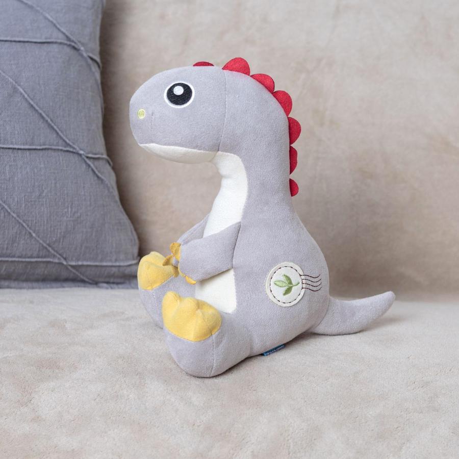 Игрушка мягкая "Динозавр", 23 см (серый)