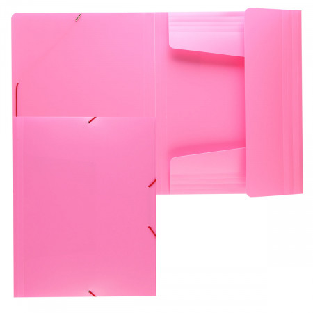 Папка-конверт на резинках А4 deVENTE "Juicy" 45 мм, розовая