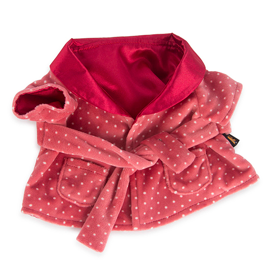 Одежда для мягкой игрушки "Темно-розовый халат"