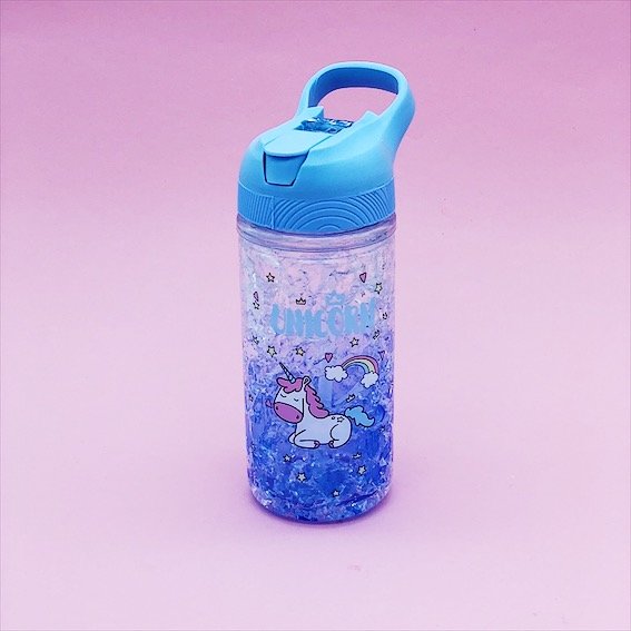 Бутылка 400 мл "Unicorn", синяя 