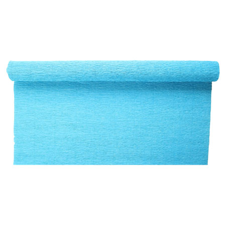 Цветная бумага креповая Attomex, рулон 50х250 мм 140г/м , небесно-голубая