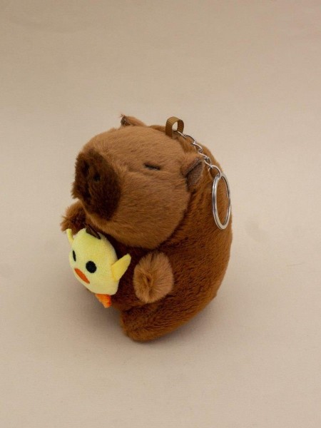 Брелок мягкий  "Capyduck", brown